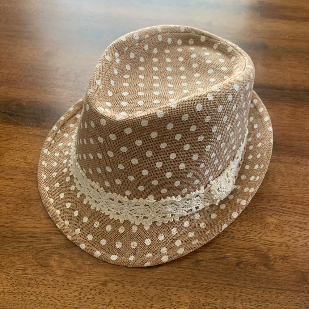 Polka Dot Fedora